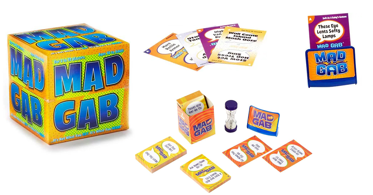 Mad Gab Board Game Instructions, Rules & Activity Guide